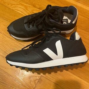 Veja black sneakers size 6